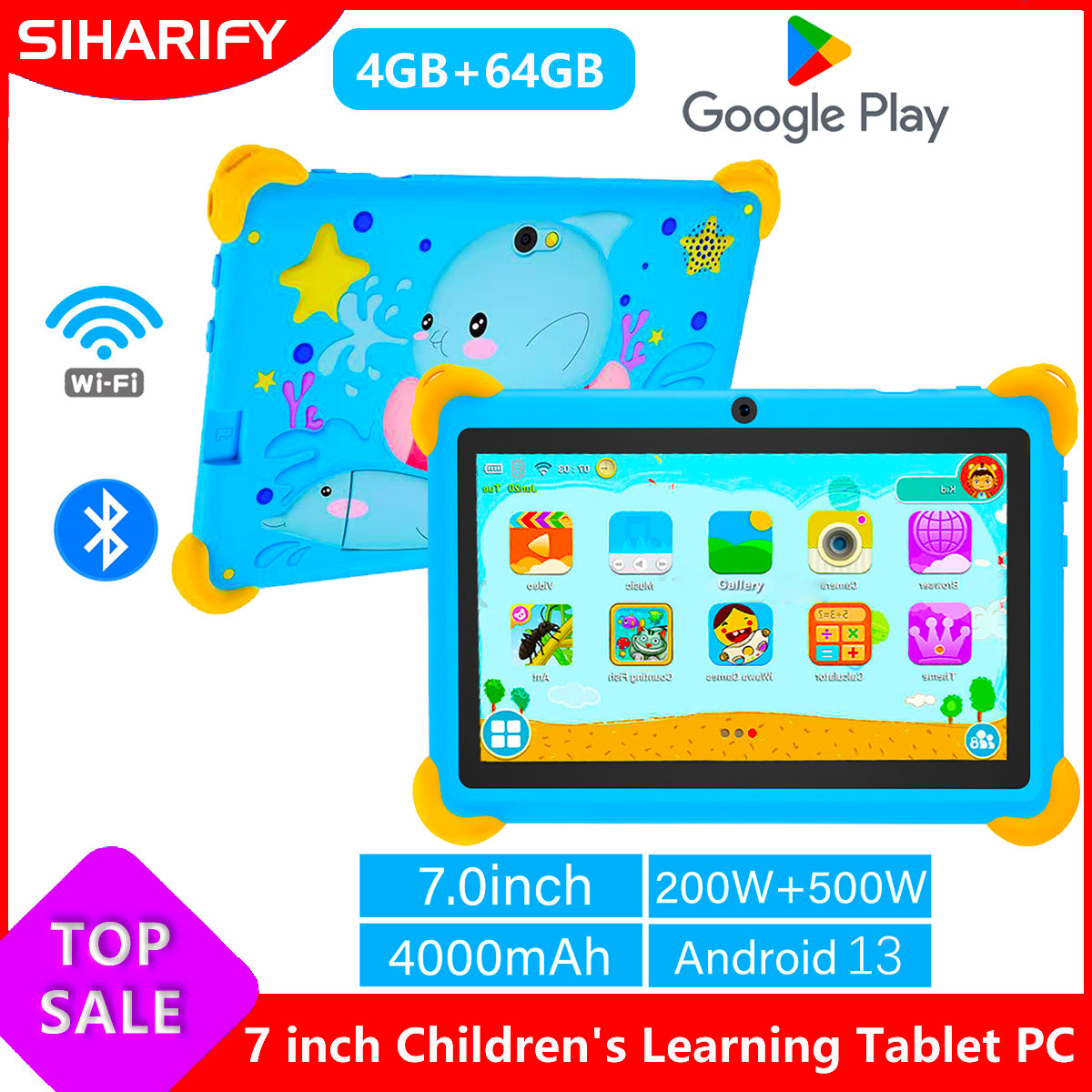 Kids Education Tablet - 7-дюймовый детский планшет с поддержкой 5G,