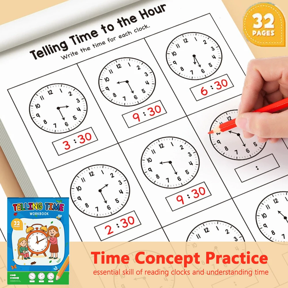 Kids Educational Workbooks - Рабочая тетрадь для детей 4-8 лет: