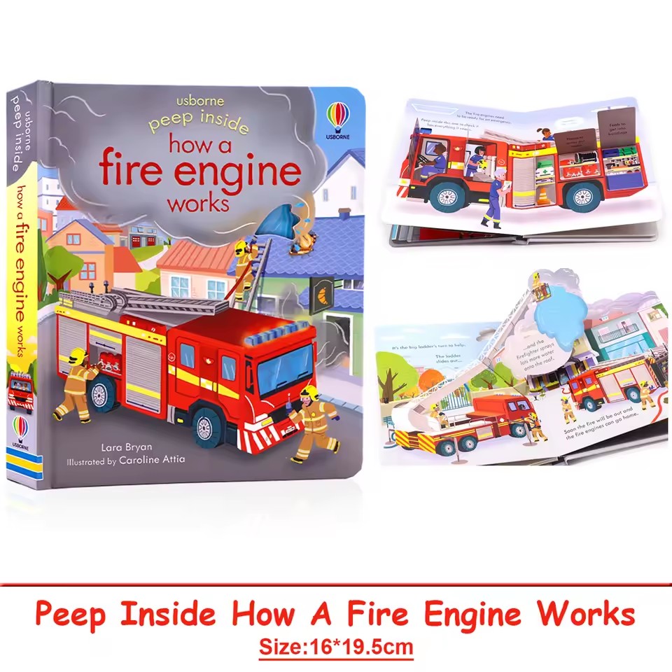 Книги Usborne Peep Inside: Как – обзор и цена Kids Education And You
