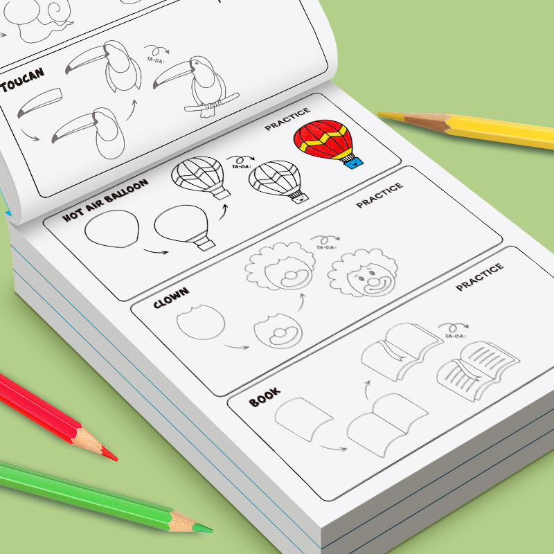 Книга-практикум «Как нарисоват – обзор и цена Kids Educational Workbooks