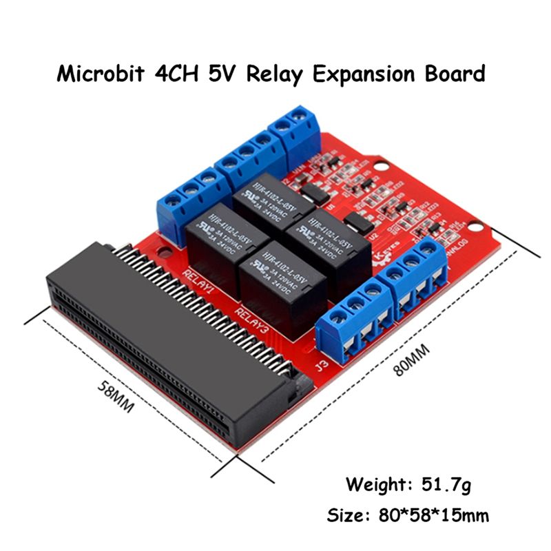 Модуль реле SCLS Microbit на 4 – обзор и цена Kids Education Channel