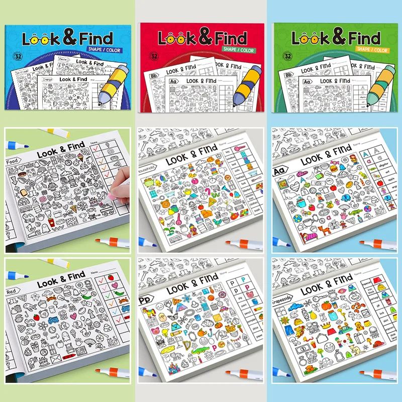 Развивающая книга-раскраска дл – обзор и цена Kids Educational Workbooks
