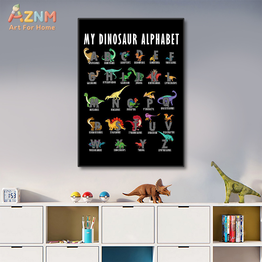 Настенный холст с алфавитом ди – обзор и цена Background For Kids Education